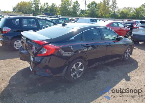 2020 Honda Civic Ex from USA, damaged, VIN 19XFC1F32LE013594